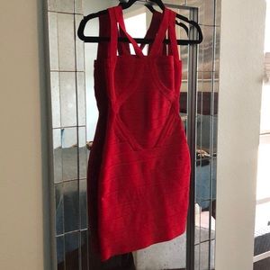 Red Bandage Cocktail Dress